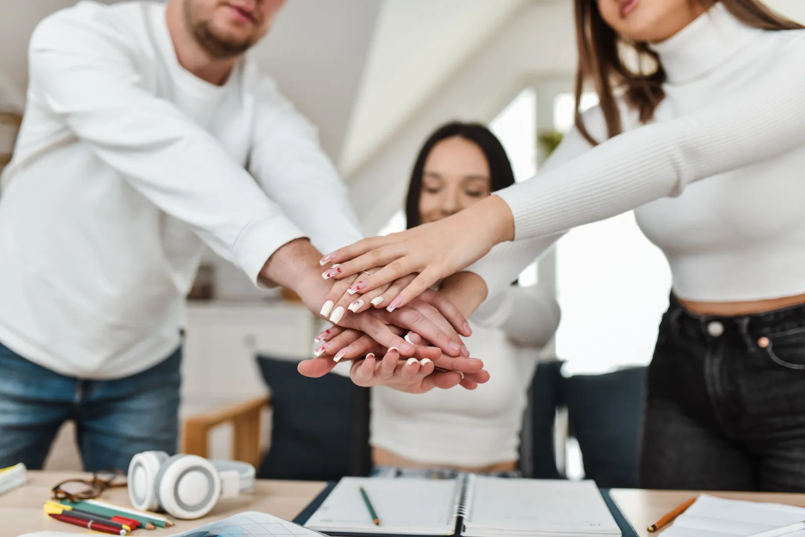 Fundraising planning and strategy support at laptop